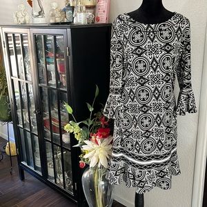 Bcbg Maxazria size large beautiful throw on dress great for work and fun!